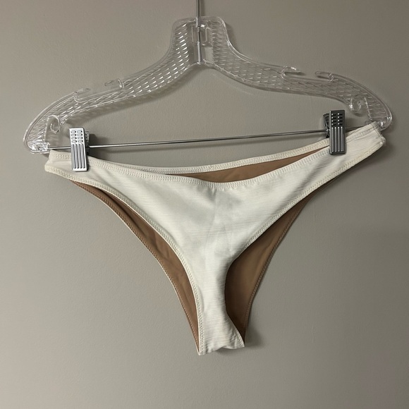 For Love & Lemons Cream Swim Bottoms - Picture 1 of 4